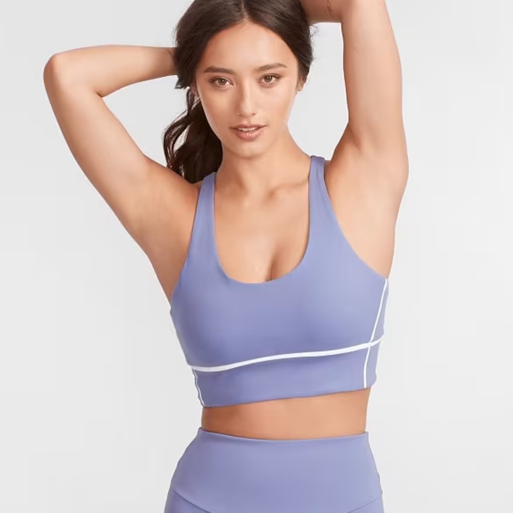 Body Up Balanced Strappy Sports Bra in Velvet Morning (Medium)